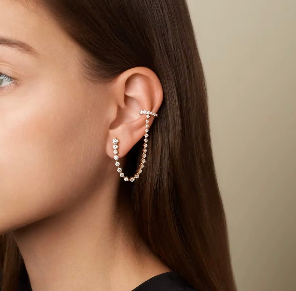 Orecchino Dubai un filo