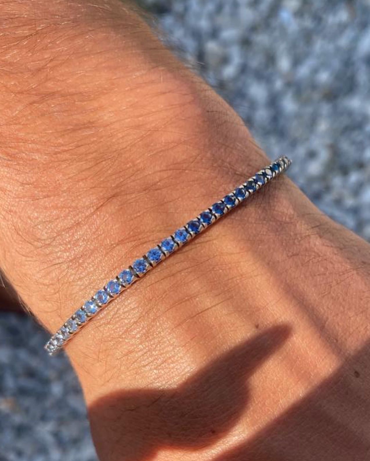 Bracciale con sfumature di blu