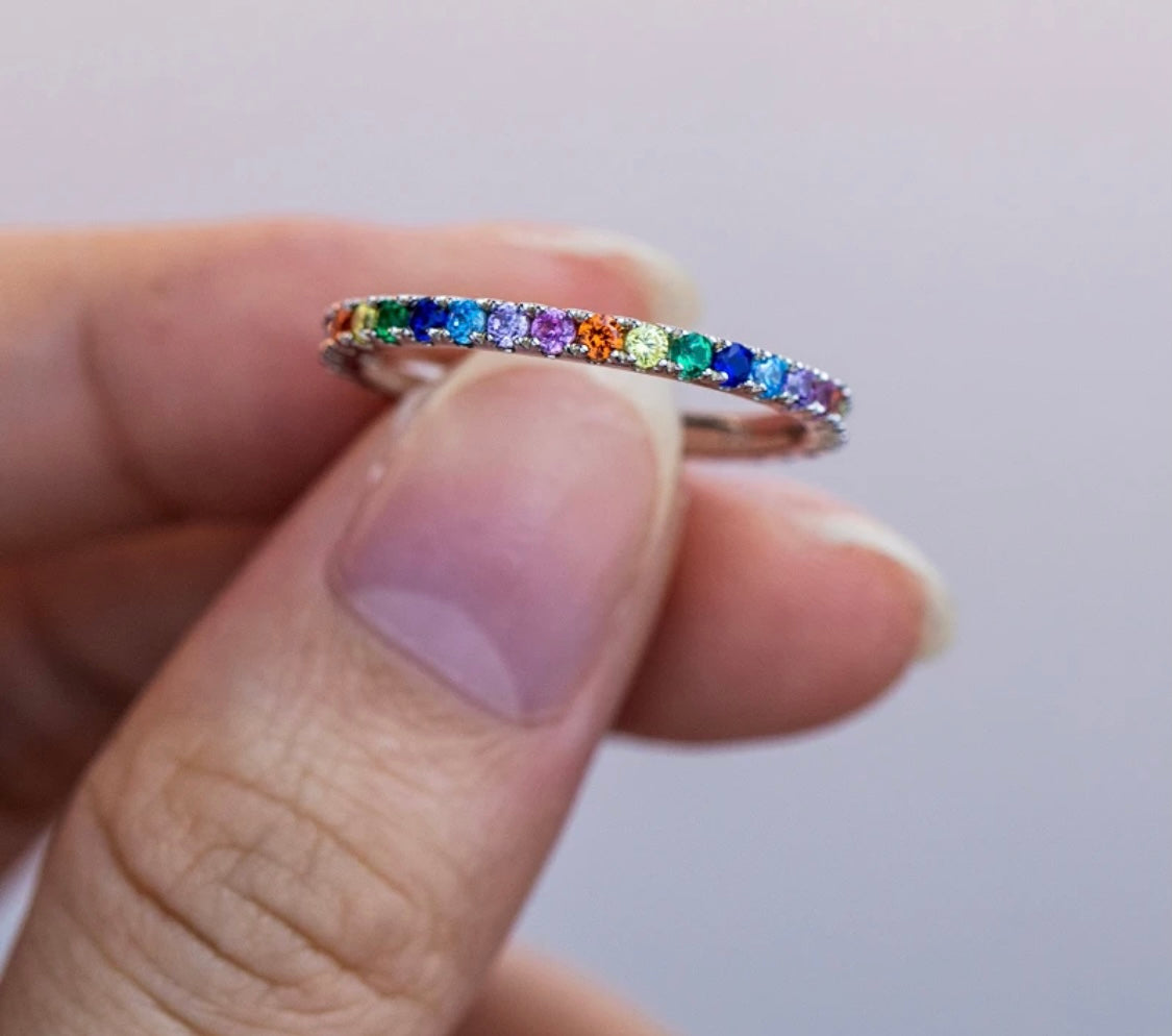 Anello Veretta Raimbow